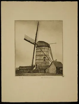 estampe Moulin dans le Nord de la France 1966.35.45  Photo