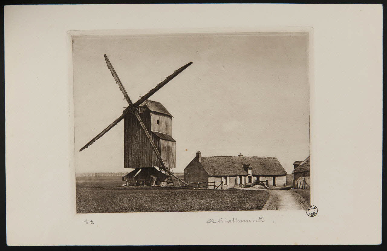 estampe Paysage rural en Sologne 1966.35.71 Photo