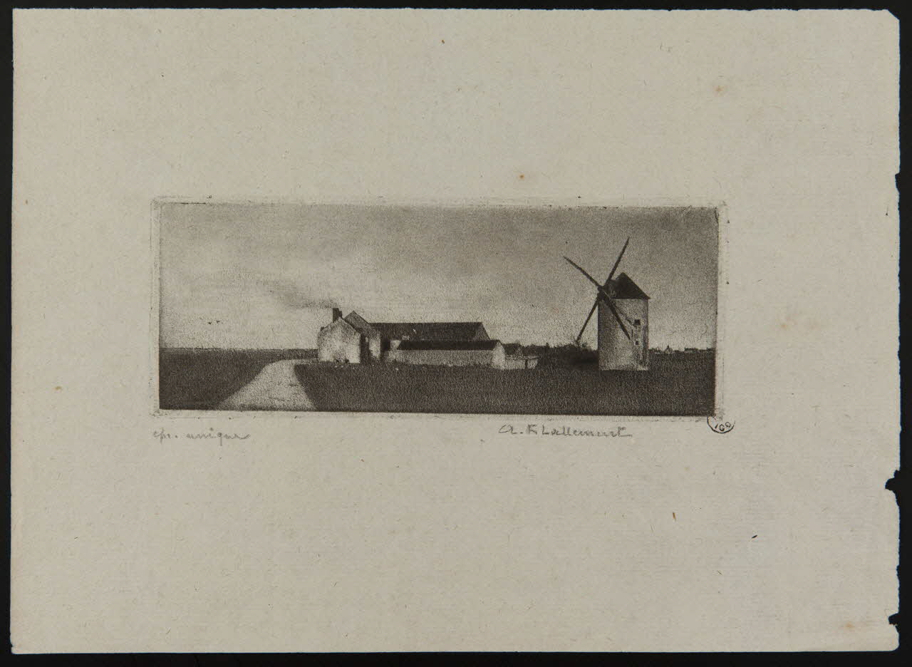 estampe Paysage rural en Sologne 1966.35.74 Photo