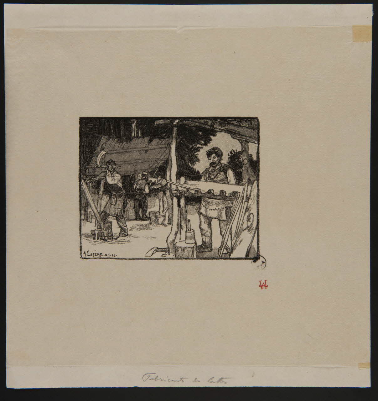 estampe Fabricants de lattes 1966.81.100 Photo