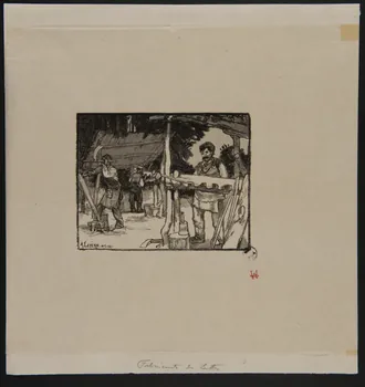 estampe Fabricants de lattes 1966.81.100  Photo
