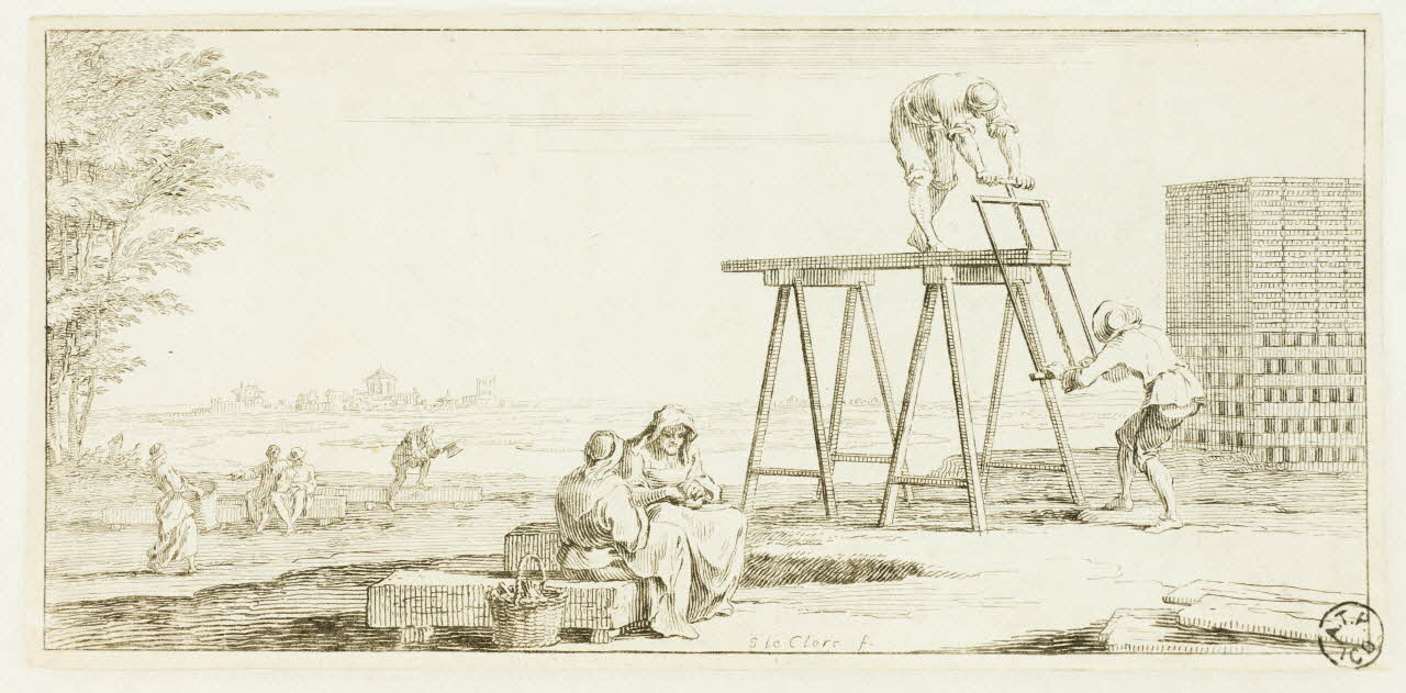 estampe Menuisiers au travail 1966.81.152 Photo