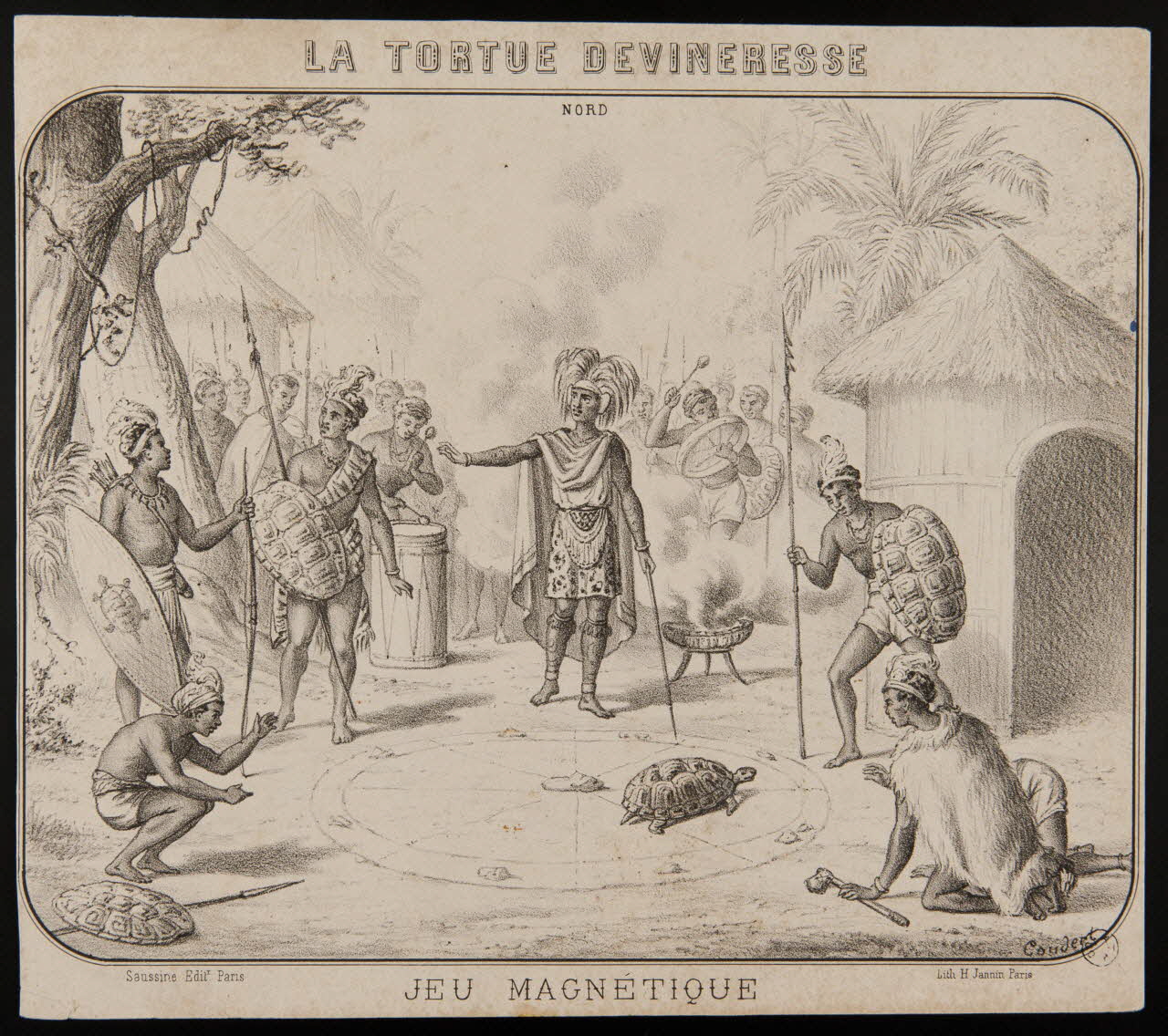 estampe LA TORTUE DEVINERESSE  JEU MAGNETIQUE 1966.81.167.1 Photo