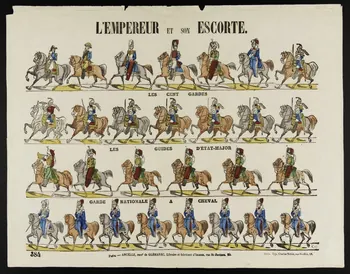 estampe L'EMPEREUR ET SON ESCORTE. 1966.81.169 Photo