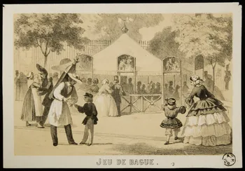 estampe JEU DE BAGUE. 1966.81.175 Photo
