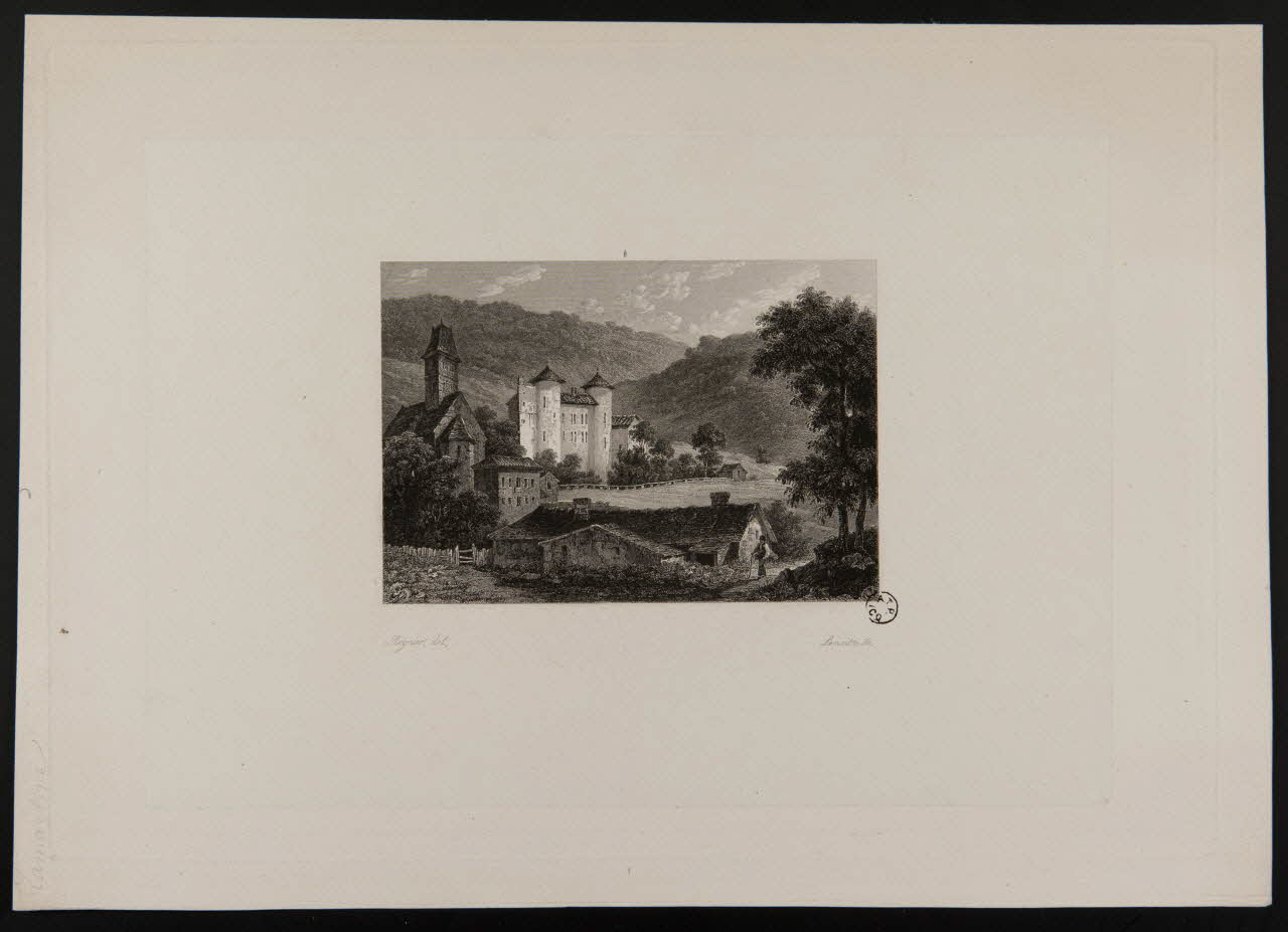 estampe Paysage avec château 1966.81.177 Photo