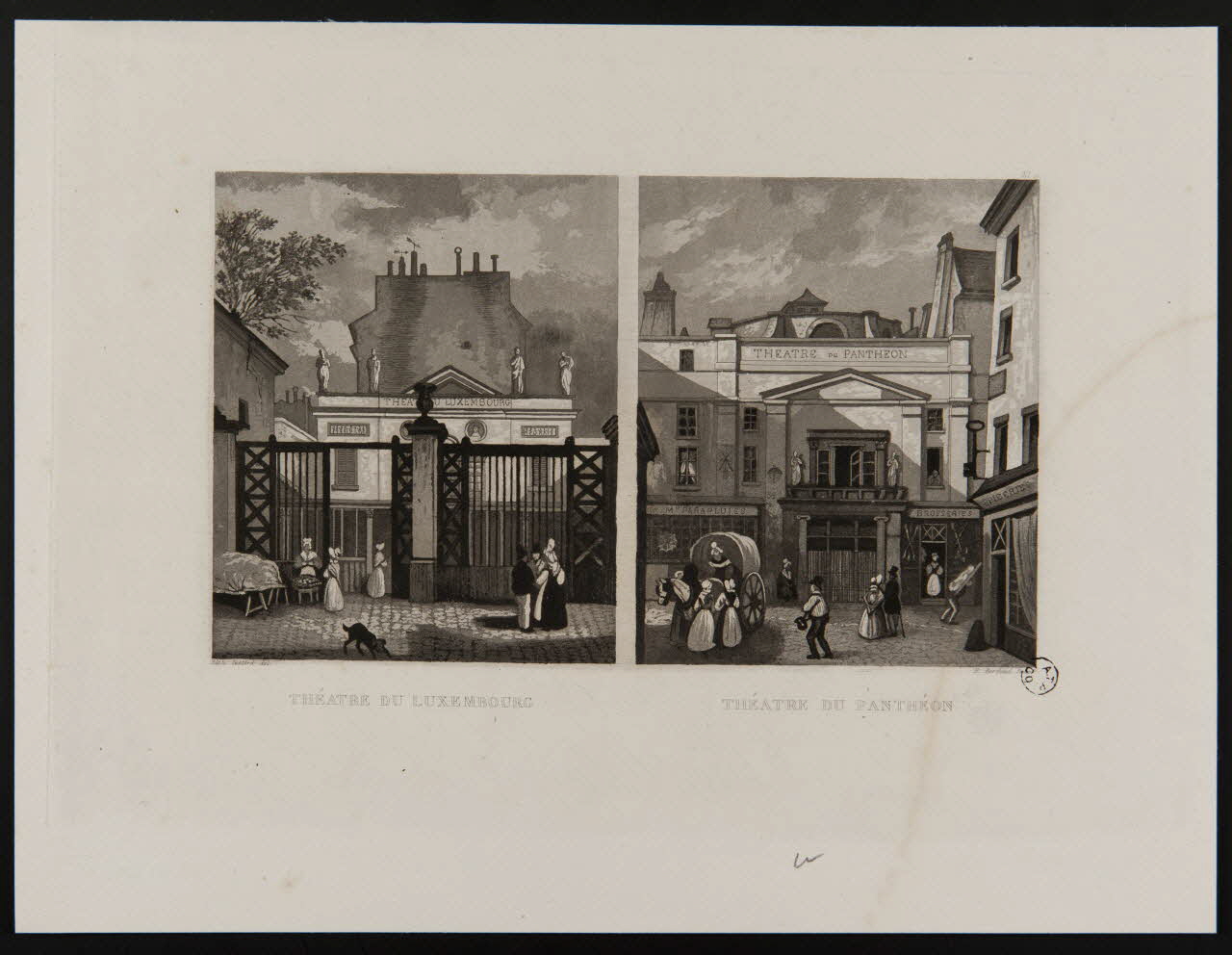 estampe THEATRE DU LUXEMBOURG  THEATRE DU PANTHEON 1966.81.188 Photo