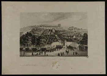 estampe VUE DU PERE LACHAISE 1966.81.193  Photo