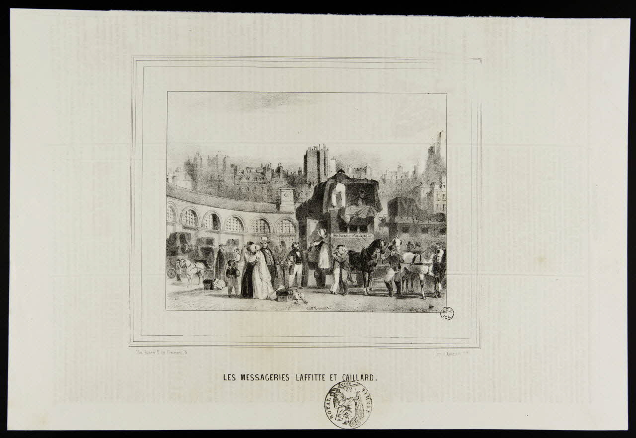 estampe LES MESSAGERIES LAFITTE ET CAILLARD. 1966.81.202 Photo