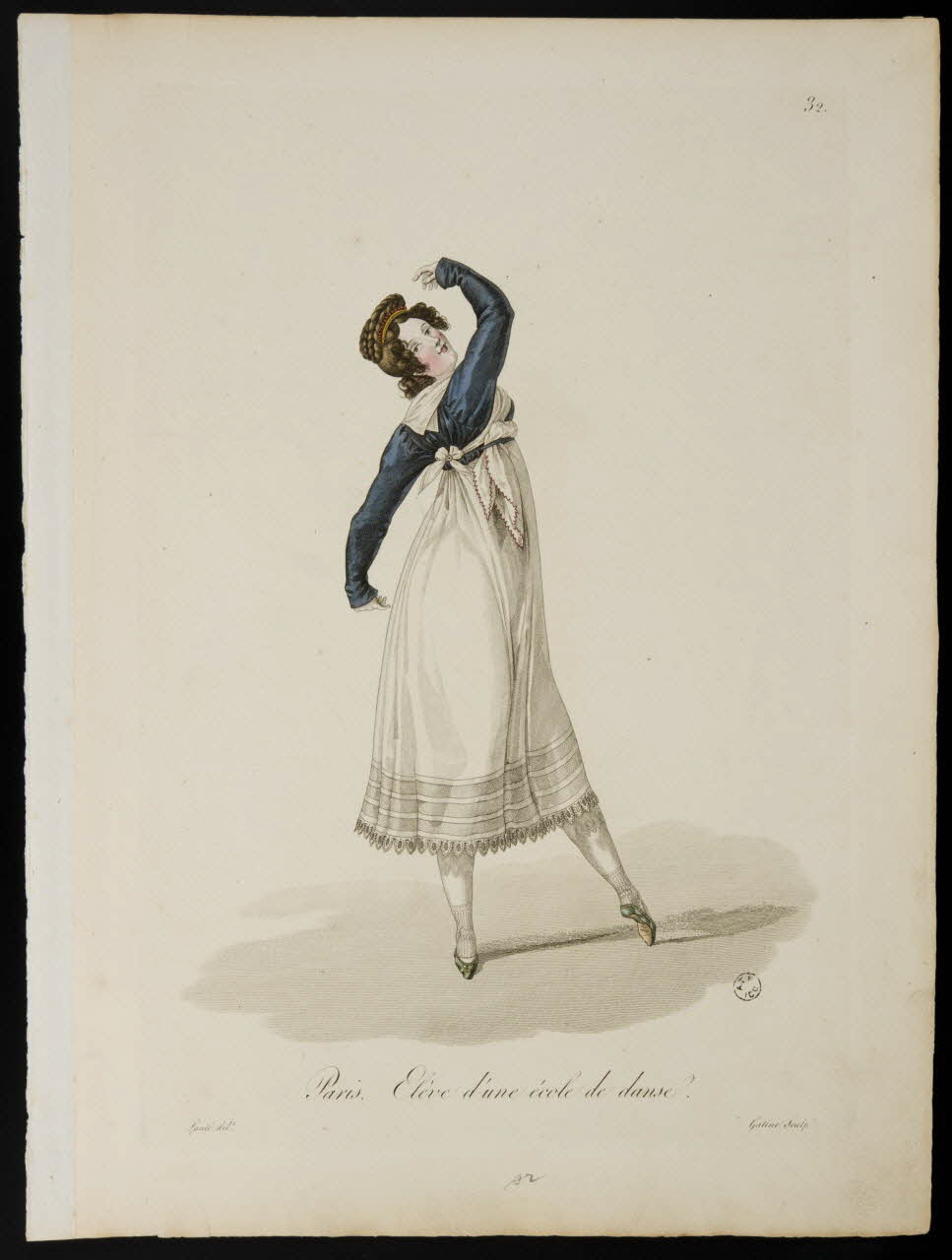 Louis-Marie Lanté ; Georges-Jacques Gatine ; La Mésangèr élément d'ensemble Paris. Elève d'une école de danse 1819-1829 1966.81.29 Photo