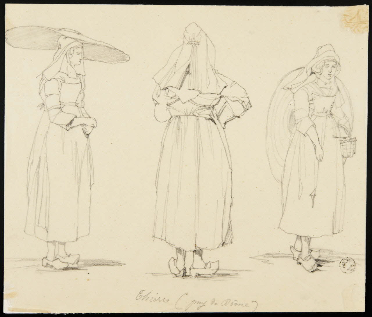 André Durand dessin Thiers (puy de Dôme) Thiers 1867 1966.81.36 Photo