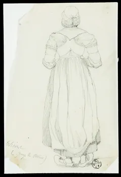 André Durand dessin Thiers  (Puy de Dôme) Thiers 1867 1966.81.37 Photo
