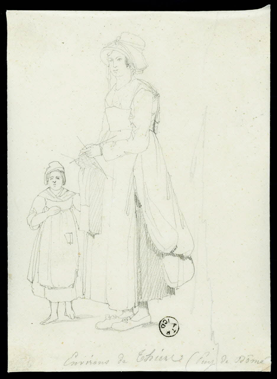 André Durand dessin Environs de Thiers (Puy de Dôme) 1867 1966.81.38 Photo