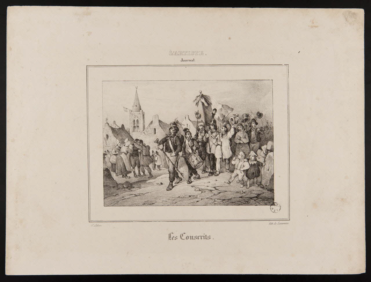 estampe Les Conscrits 1966.81.52 Photo