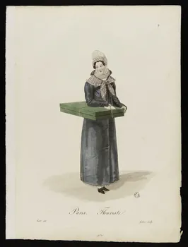 Louis-Marie Lanté ; Georges-Jacques Gatine ; La Mésangèr élément d'ensemble Paris. Fleuriste. 1819-1829 1966.81.7 Photo