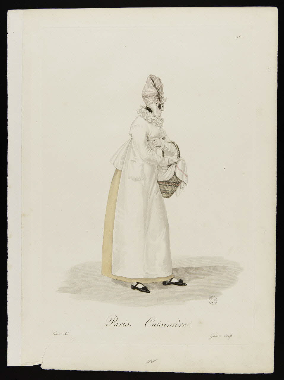 Louis-Marie Lanté ; Georges-Jacques Gatine ; La Mésangèr élément d'ensemble Paris. Cuisinière 1819-1829 1966.81.9 Photo