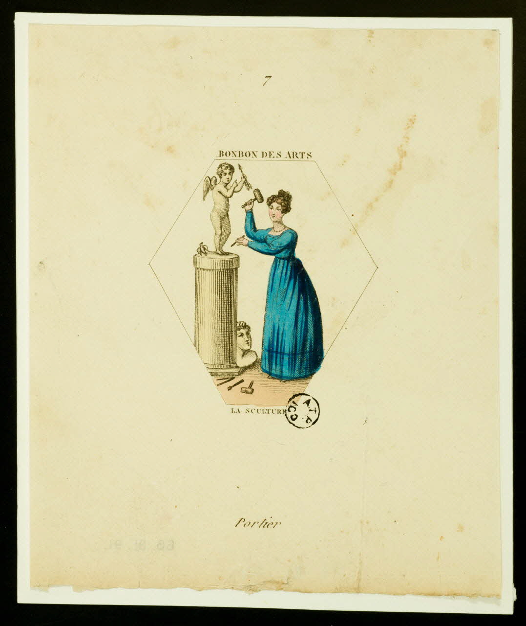 estampe BONBON DES ARTS  LA SCULPTURE 1966.81.91 Photo
