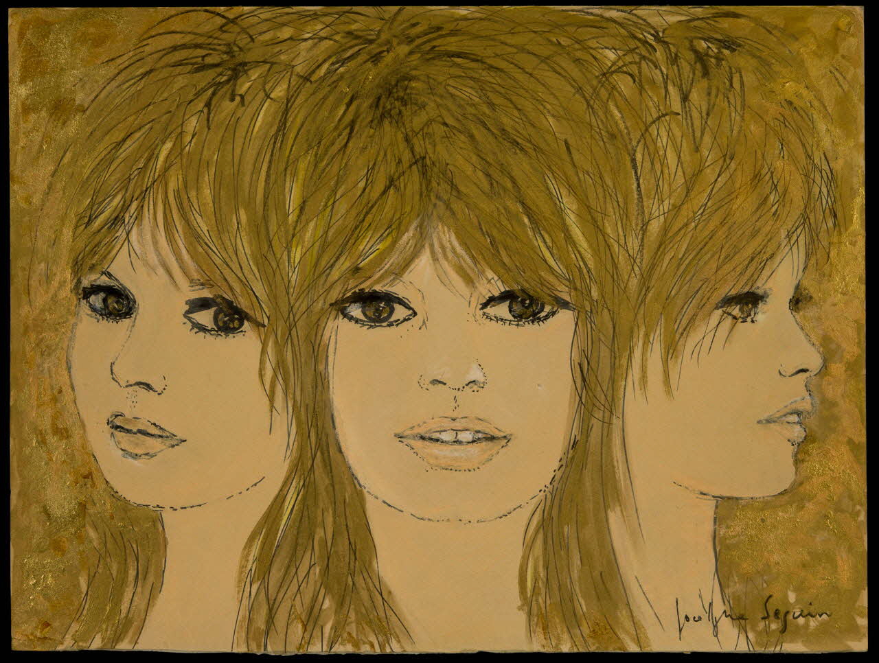 dessin Brigitte Bardot 1967.177.11 Photo