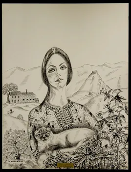 dessin Marie LAFORET 1967.177.35 Photo