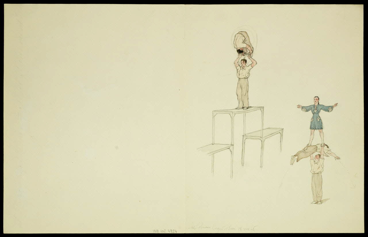 partie d'un ensemble de dessins Les Johnson 1968.102.4924 Photo