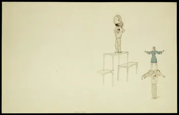partie d'un ensemble de dessins Les Johnson 1968.102.4924  Photo
