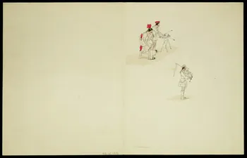 partie d'un ensemble de dessins les Crastonians 1968.102.4925 Photo
