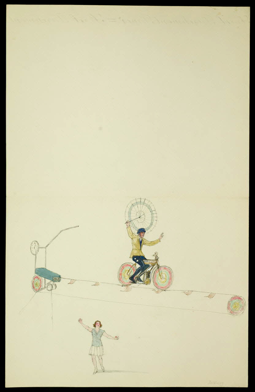 partie d'un ensemble de dessins Couple d'acrobates 1968.102.4929 Photo