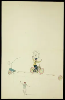 partie d'un ensemble de dessins Couple d'acrobates 1968.102.4929 Photo