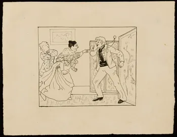 partie d'un ensemble de dessins Dispute 1968.102.4972 Photo
