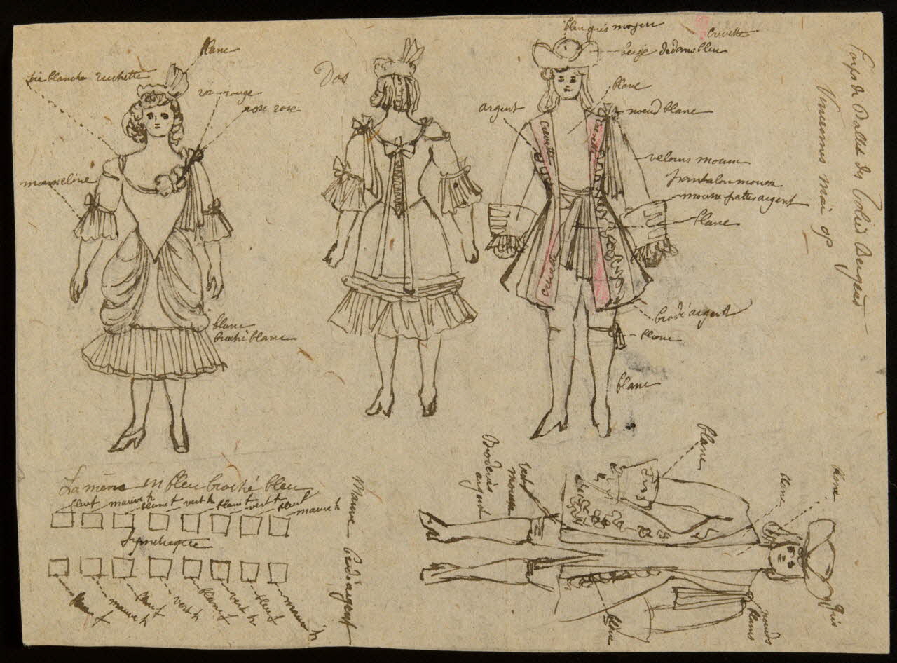 partie d'un ensemble de dessins Corps de Ballets des Folies Bergères 1968.102.4974 Photo