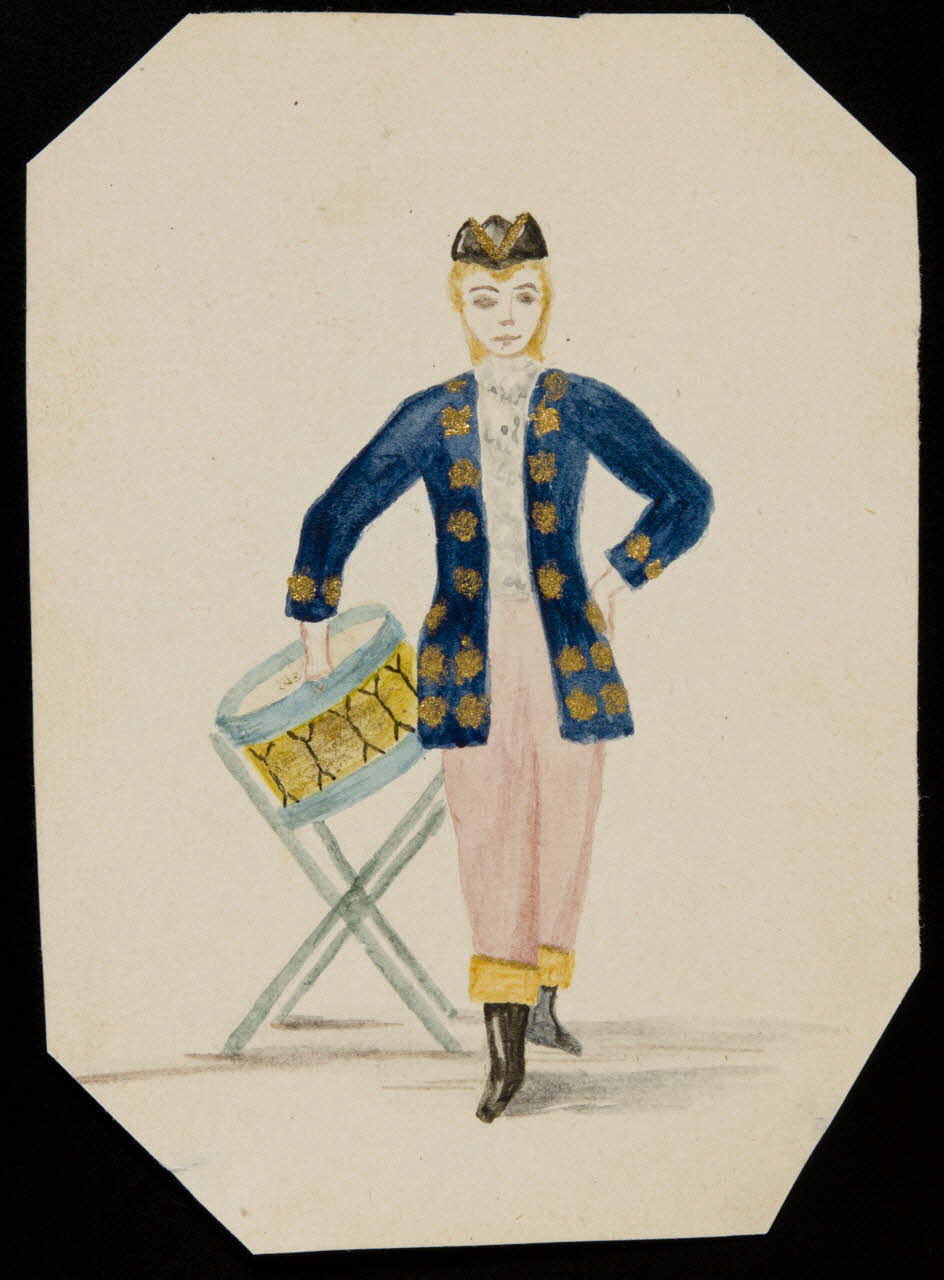 partie d'un ensemble de dessins Hommes et femme en costume de théâtre 1968.102.4979 Photo