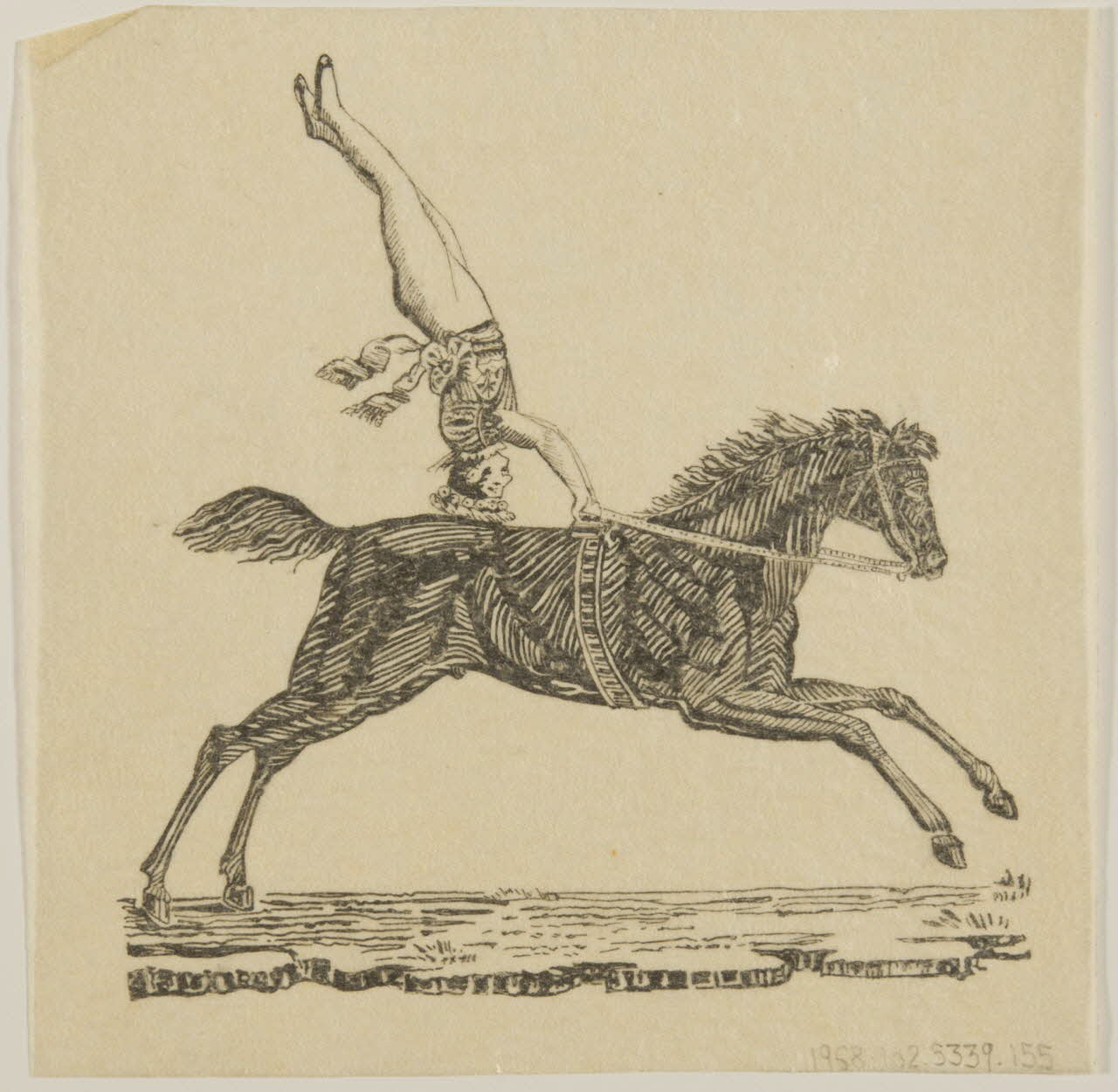 partie d'un ensemble de dessins Voltige 1968.102.5339.155 Photo