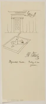 partie d'un ensemble de dessins R.Risley 1968.102.5339.163 Photo