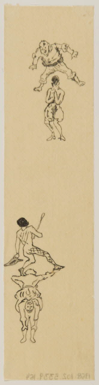 partie d'un ensemble de dessins Acrobaties 1968.102.5339.164 Photo