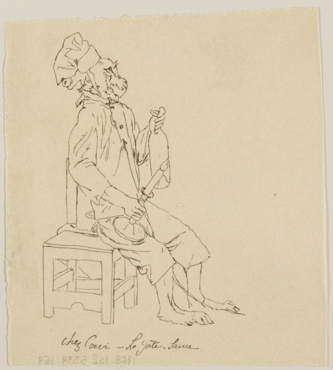 partie d'un ensemble de dessins Animal déguisé 1968.102.5339.169 Photo