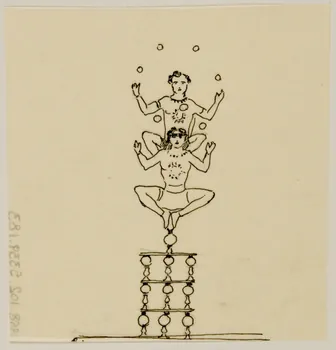 partie d'un ensemble de dessins Acrobates 1968.102.5339.183 Photo