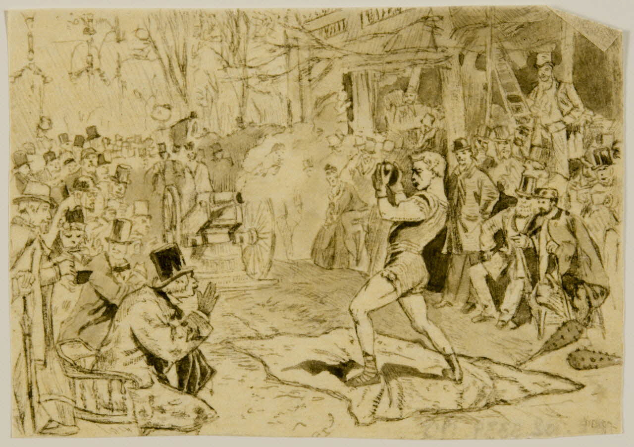 partie d'un ensemble de dessins Spectacle de rue 1968.102.5339.190 Photo