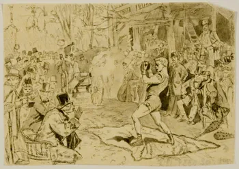 partie d'un ensemble de dessins Spectacle de rue 1968.102.5339.190 Photo