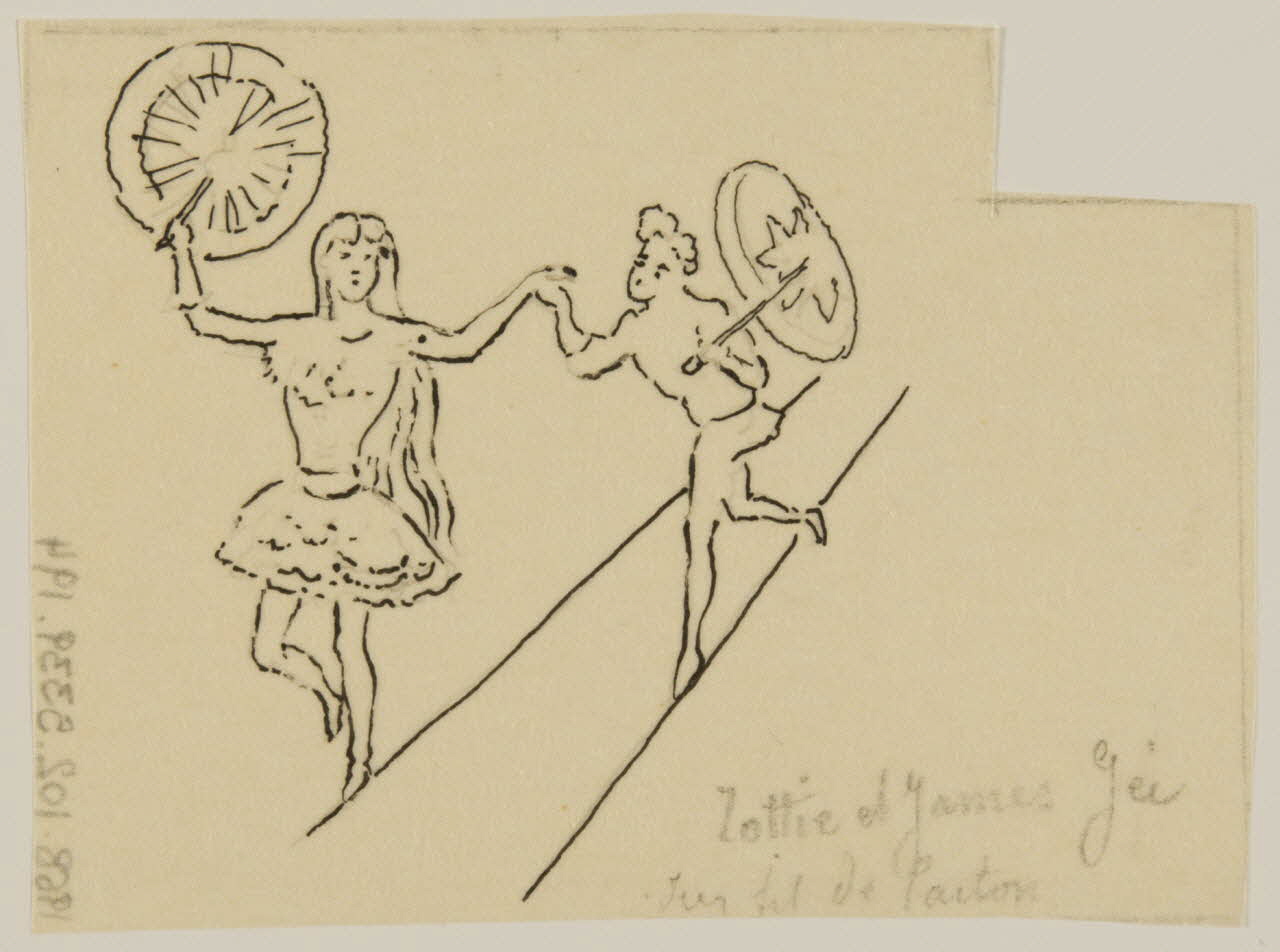 partie d'un ensemble de dessins Funambules 1968.102.5339.194 Photo