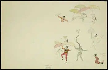 partie d'un ensemble de dessins Scènes de cirque 1968.102.5346.14 Photo
