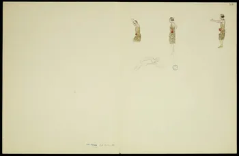 partie d'un ensemble de dessins Artistes du cirque 1968.102.5346.17 Photo