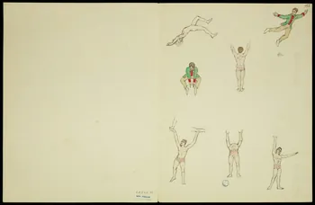 partie d'un ensemble de dessins Artistes du cirque 1968.102.5346.21 Photo