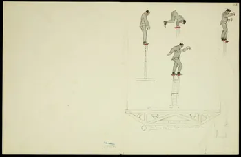 partie d'un ensemble de dessins Artistes du cirque 1968.102.5346.22 Photo