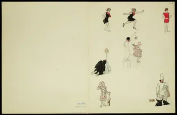 partie d'un ensemble de dessins Artistes du cirque 1968.102.5346.25 Photo