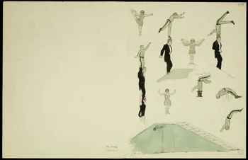partie d'un ensemble de dessins Groupe de jongleurs 1968.102.5348.13 Photo