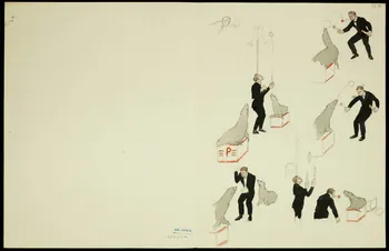 partie d'un ensemble de dessins Dresseur d'otaries et jongleurs 1968.102.5348.14 Photo