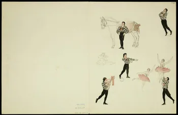 partie d'un ensemble de dessins Groupe d'acrobates 1968.102.5348.20 Photo
