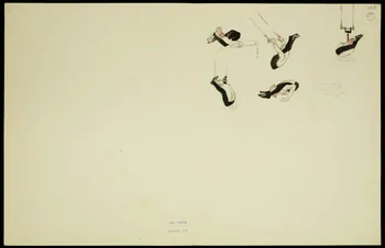 partie d'un ensemble de dessins Groupe d'acrobates 1968.102.5348.22 Photo
