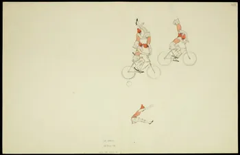 partie d'un ensemble de dessins Groupe d'acrobates 1968.102.5348.22 Photo