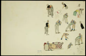 partie d'un ensemble de dessins Scènes de cirque 1968.102.5348.24 Photo